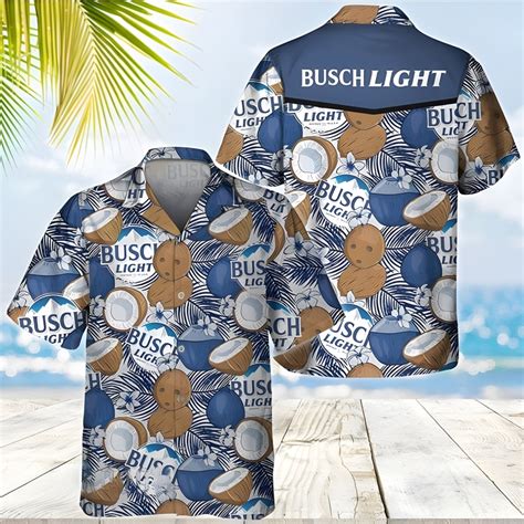 Busch Light Hawaiian Shirt: The Perfect Way to Stay Cool and Refreshed All Summer Long