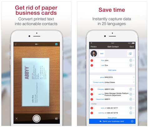 Business Card Reader App for iPhone: 5 Best Apps to Digitize Your Contacts