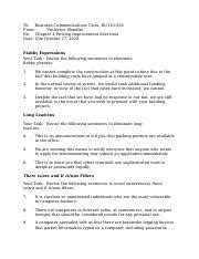 Business Communications with Writing Improvement Exercises Doc