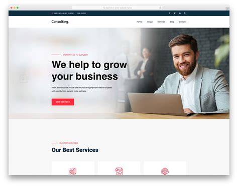 Business Consulting Website Templates