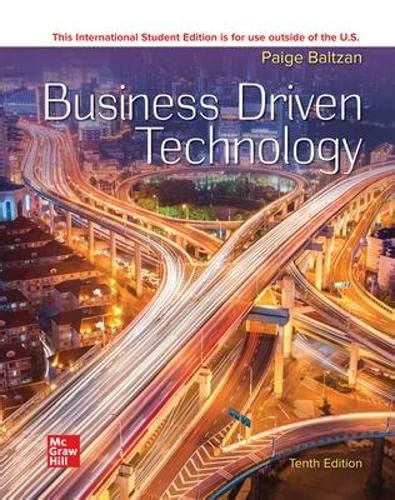 Business Driven Technology 4th Edition Book Only Hardcover PDF