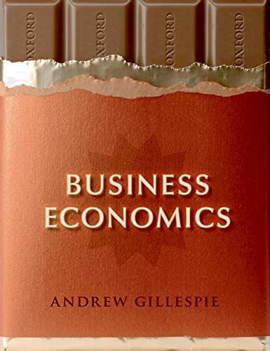 Business Economics Andrew Gillespie Ebook Kindle Editon