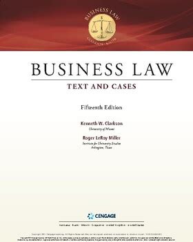 Business Law 15th Edition Kindle Editon