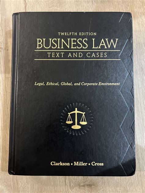 Business Law Texts and Cases Custom Books Epub