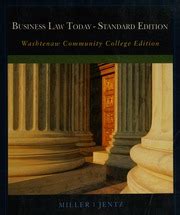 Business Law Today Standard Edition 9th Edition Washtenaw Community College Edition Epub