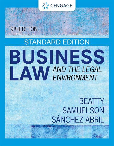 Business Law and the Legal Environment Standard Edition Reader