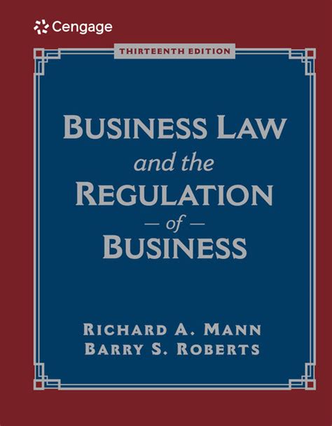 Business Law and the Regulation of Business PDF