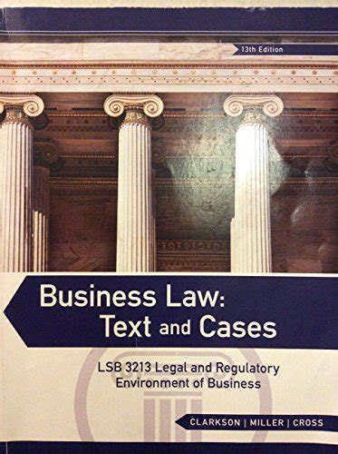 Business Law and the Regulatory Environment Principles And Cases La-Business Law PDF