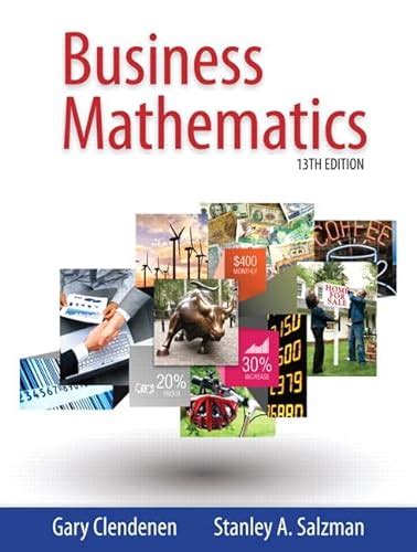 Business Mathematics 1st Edition Kindle Editon