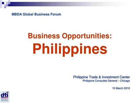 Business Opportunities in the Philippines 1st Edition Epub