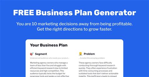 Business Plan Generator AI: Your Free Secret Weapon