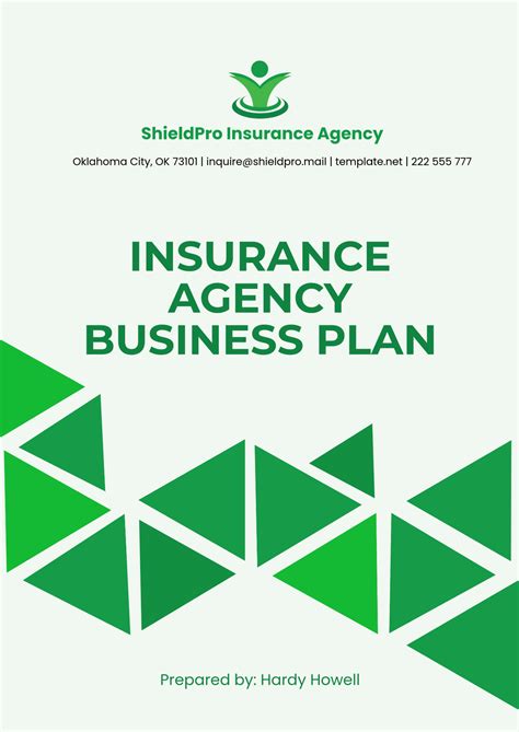 Business Plan Template Insurance Agency