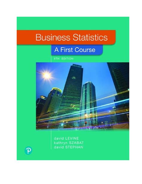 Business Statistics A First Course Answers Kindle Editon