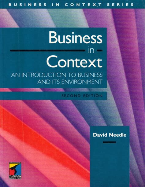 Business in Context An Introduction to Business and Its Environment Epub