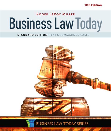 Business law today standard text summarized cases pdf Ebook Doc