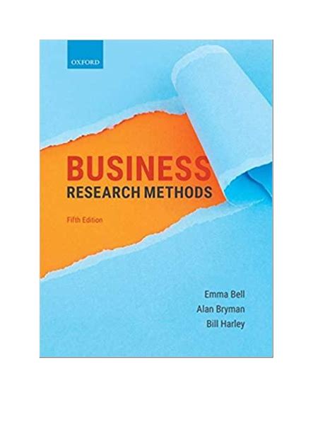 Business research methods bryman and bell Ebook Epub