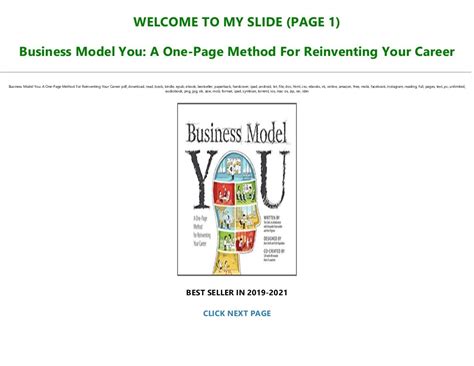 Business.Model.You.A.One.Page.Method.For.Reinventing.Your.Career Ebook Epub