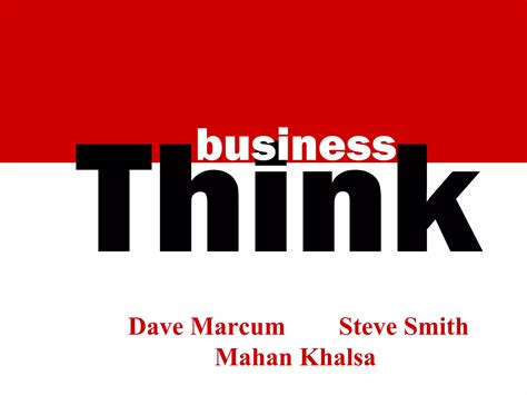 Businessthink PDF