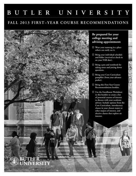 Butler University Course Catalog Fall 2017