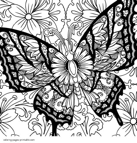 Butterflies Coloring Book for Adults Epub