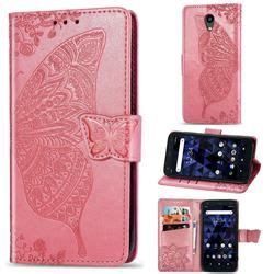 Butterfly Fashion Diamond Leather Kyocera Doc