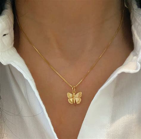 Butterfly Necklace: