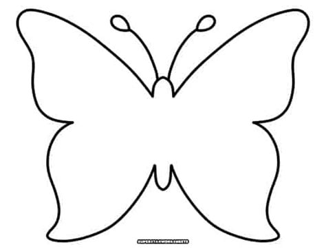 Butterfly Template Cut Out