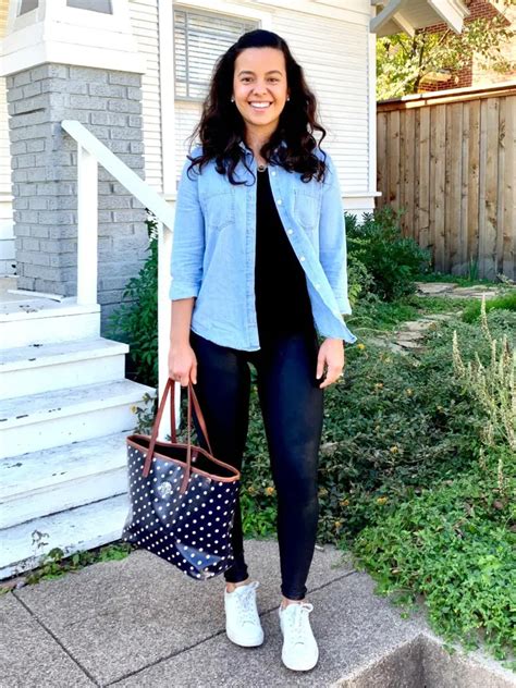 Button Down Shirt and Leggings: The Perfect Pairing for Comfort and Style