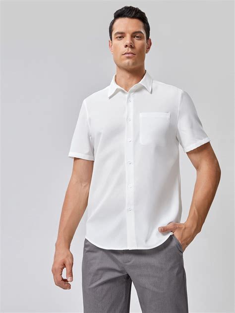 Button Up Shirts for Men: White and Beyond