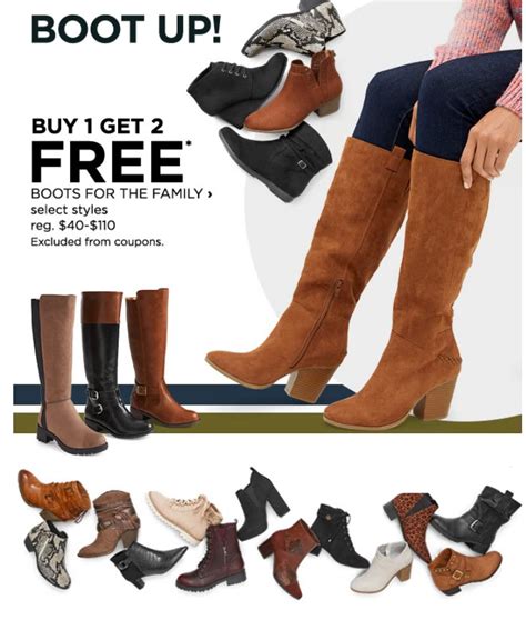 Buy 1, Get 2 Free Boots