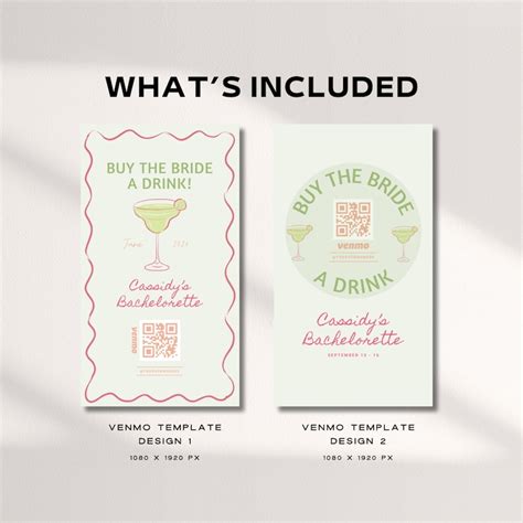 Buy The Bride A Drink Template