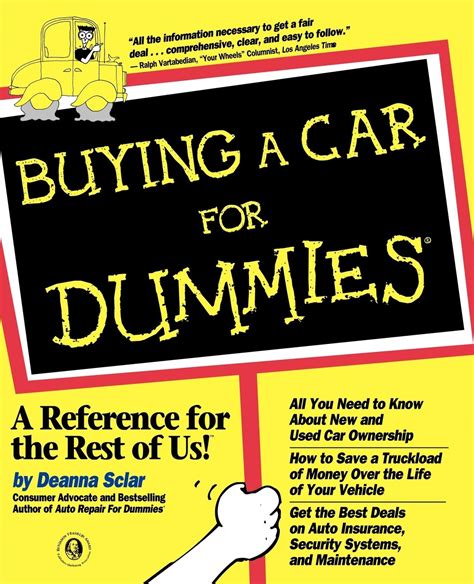 Buying a Car for Dummies Kindle Editon