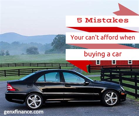 Buying a car you can't afford: