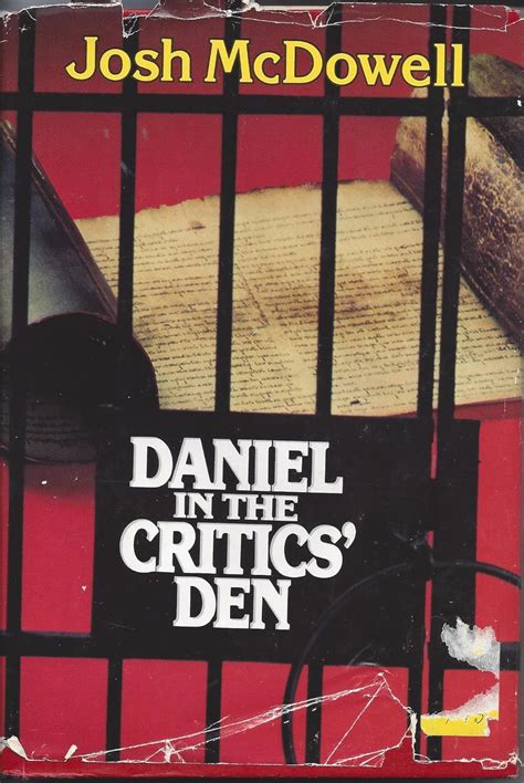 By Josh McDowell Daniel in the critics den Historical evidence for the authentici 1979-12-16 Hardcover Epub