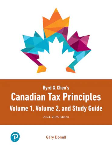 Byrd Chen Canadian Tax Principles Solutions Assignment Problems Kindle Editon