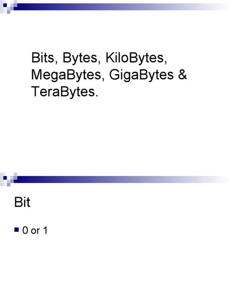 Bytes, Kilobytes, Megabytes, Gigabytes, and Terabytes: A Comprehensive Guide