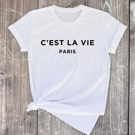 C'est la Vie Shirt: Embrace the Ups and Downs of Life with Style