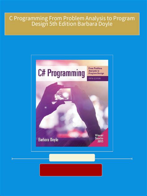 C Programming From Problem Analysis to Program Design Doc