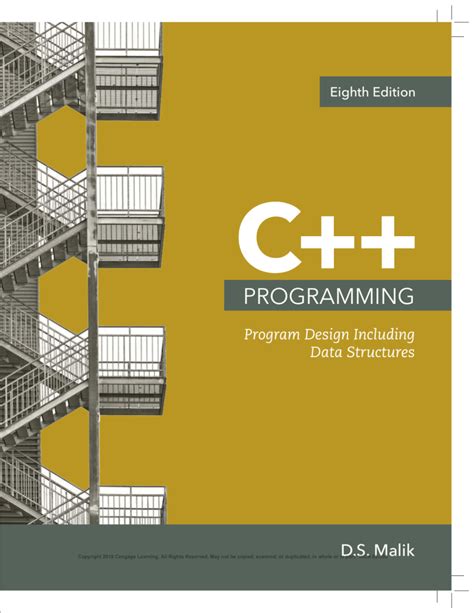 C Programming Program Design Including Data Structures by Malik D S Cengage Learning 2014 Paperback 7th edition Paperback Kindle Editon