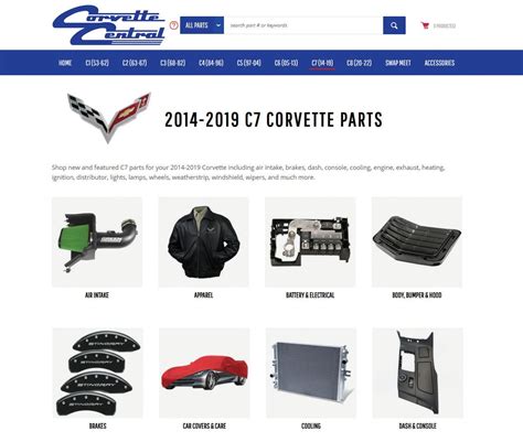 C7 Corvette Parts Catalog