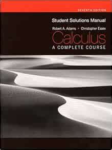 CALCULUS 7TH EDITION SOLUTIONS MANUAL ROBERT ADAMS Ebook PDF