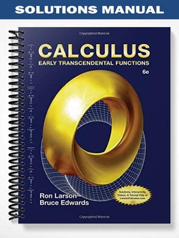 CALCULUS EARLY TRANSCENDENTALS 6TH EDITION SOLUTIONS Ebook PDF