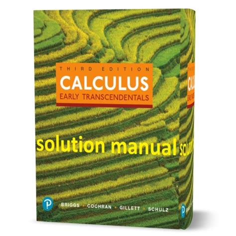 CALCULUS EARLY TRANSCENDENTALS BRIGGS SOLUTIONS MANUAL PDF Ebook PDF