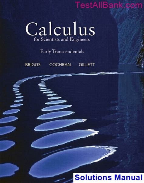 CALCULUS FOR SCIENTISTS ENGINEERS SOLUTIONS MANUAL Ebook Kindle Editon