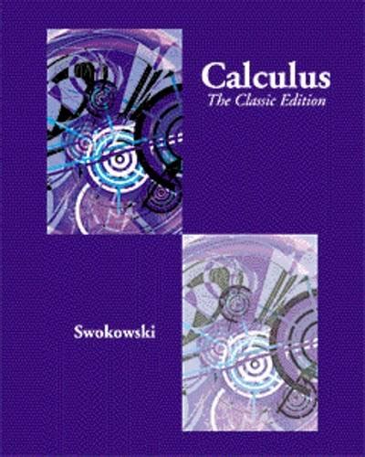 CALCULUS THE CLASSIC EDITION SWOKOWSKI Ebook PDF