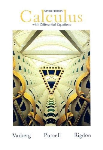 CALCULUS WITH DIFFERENTIAL EQUATIONS 9TH EDITION VARBERG Ebook Epub