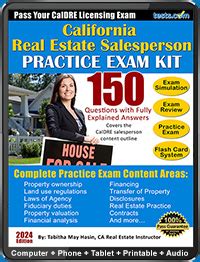 CALIFORNIA REAL ESTATE PRACTICE FINAL EXAM Ebook Epub