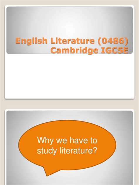 CAMBRIDGE IGCSE ENGLISH LITERATURE 0486 SAMPLE ANSWERS Ebook PDF