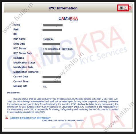 CAMS KYC Check