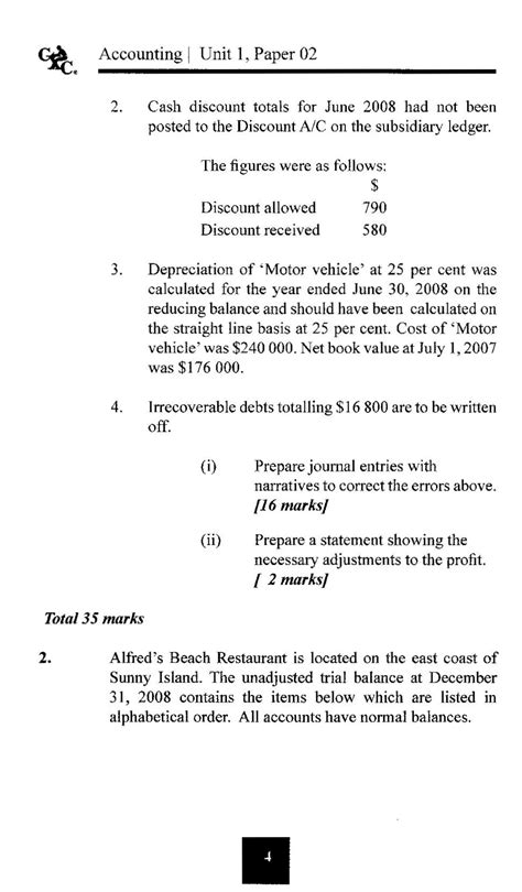 CAPE ACCOUNTING PAST PAPERS UNIT 2 ANSWERS Ebook Kindle Editon